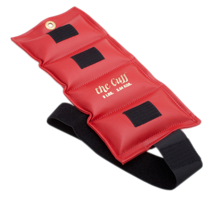 The Cuff Deluxe Ankle and Wrist Weight, Red (8 lb.)