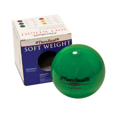 TheraBand Soft Weights ball - Green - 2 kg, 4.4 lb