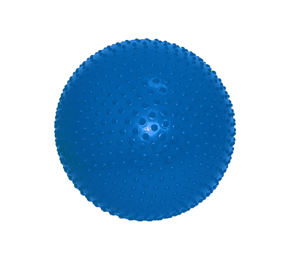 CanDo Inflatable Exercise Ball - Sensi-Ball - Blue - 34" (85 cm)