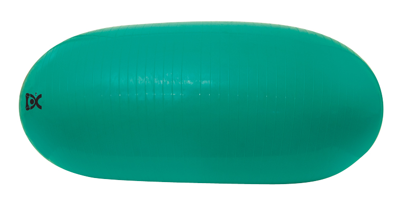 CanDo Inflatable Exercise Straight Roll - Green - 24" Dia x 53" L (60 cm Dia x 110 cm L)
