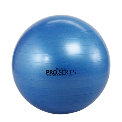 TheraBand Inflatable Exercise Ball - Pro Series SCP - Blue - 30" (75 cm), Retail Box