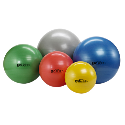 TheraBand Inflatable Exercise Ball - Standard - Red - 22" (55 cm), Retail Box