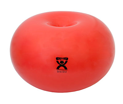 CanDo Donut Ball - Red - 30" Dia x 16" H (75 cm Dia x 40 cm H)