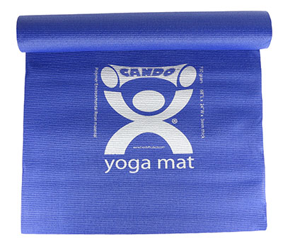 CanDo Exercise Mat - yoga mat - Blue, 68" x 24" x 0.12"