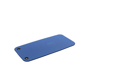 Airex Exercise Mat, Fitness 120, 47" x 24" x 0.6", Blue, Eyelets