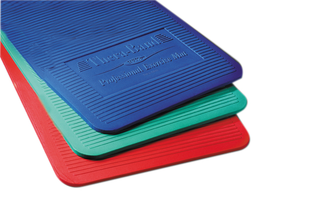 TheraBand Exercise Mat - 24" x 75" x 1" - Blue