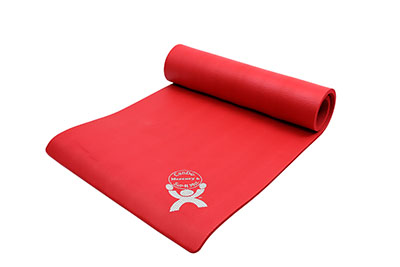 CanDo Sup-R Mat, Mercury, 48" x 24" x 0.6", red, case of 6