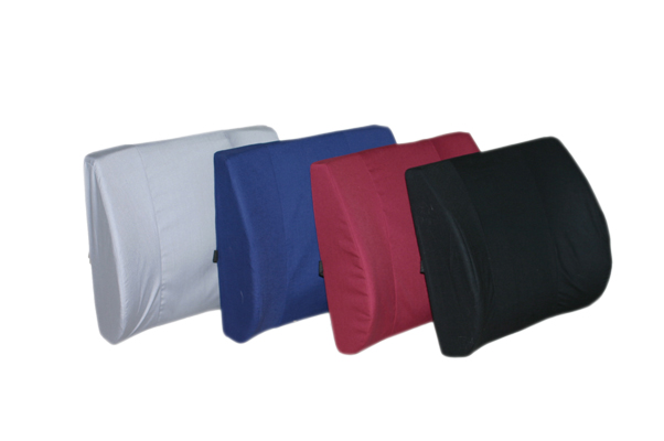 Lumbar Support Pillow - foam, with removable cotton/poly cover, 14" x 13"