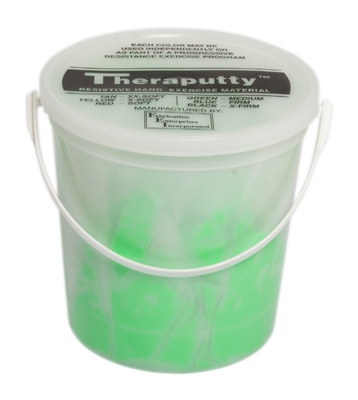 CanDo Scented Theraputty Exercise Material - 5 lb - Apple - Green - Medium