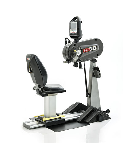SciFit PRO1 Upper Body Exerciser, Adjustable Tilt Head and Cranks, Wheelchair Platform, Standard Seat