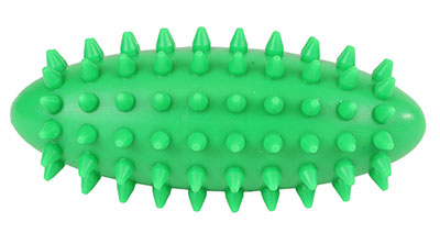 Knobbed Ball Long - 4.35&quot; x 2.0&quot; - Green