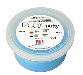 Puff LiTE Exercise Putty - firm - blue - 90cc