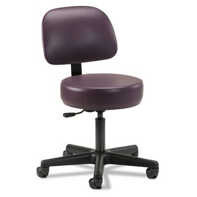 Clinton, Economic Pneumatic Stool, Backrest, 5-Leg