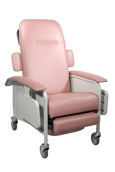 Drive, Clinical Care Geri Chair Recliner, Rosewood