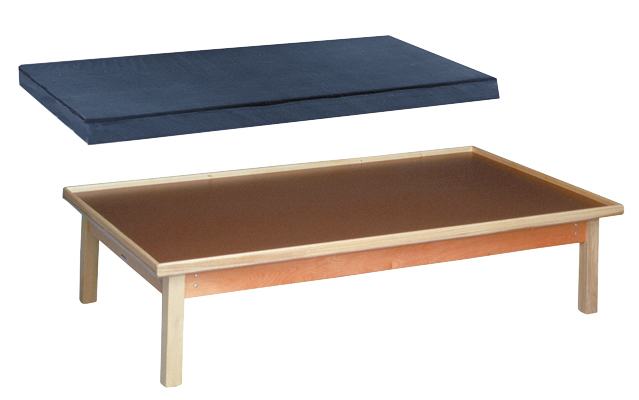 Wooden Platform Table - 7' x 3' x 2", MAT ONLY