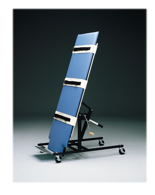 Tilt Table, economy manual, upholstered, 28" x 78" x 32"
