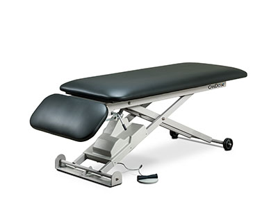 CanDo Hi-Lo Treatment Table, 2-Section, Upholstered Top, Drop Section, 76" x 27"
