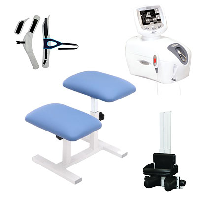 Traction Kit, TX Traction Unit, Quickwrap Belt, Saunders Cervical, Blue Traction Stool