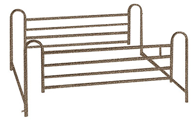 Drive, Full Length Hospital Bed Side Rails, 1 Pair