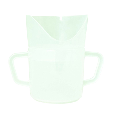 Nosey 2-handled cup, 8 oz.