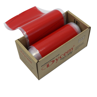 Dycem non-slip material, roll, 8"x16 yard, red