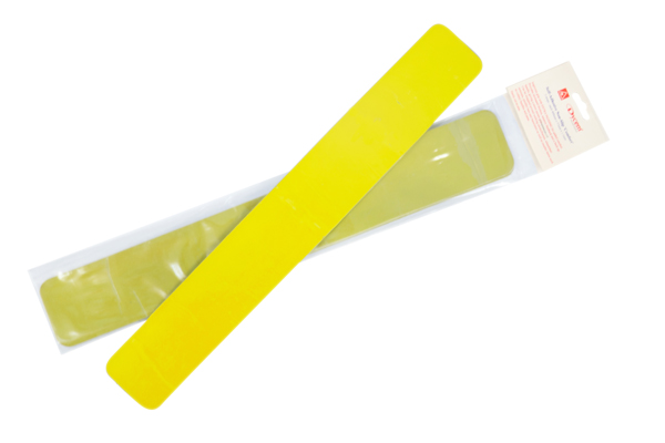 Dycem non-slip self-adhesive strips (16"x1-1/8") 3 each, yellow