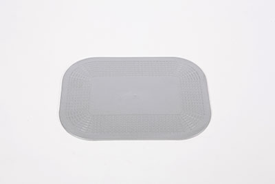 Dycem non-slip rectangular pad, 7-1/4"x10", silver