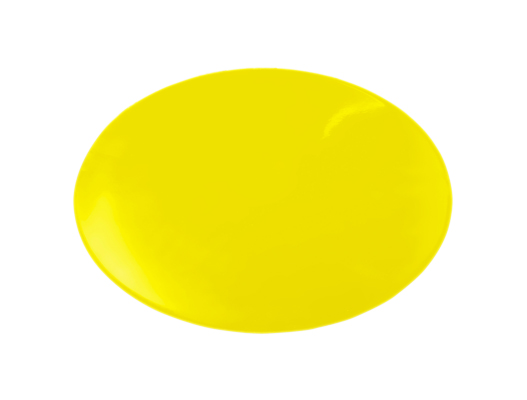 Dycem non-slip circular pad, 8-1/2" diameter, yellow