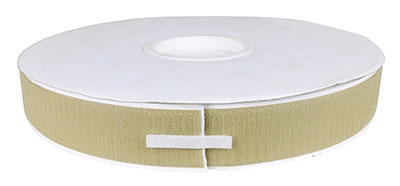 1-1/2" Loop Material, 25 Yard Dispenser Box, Tan
