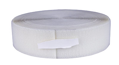 1-1/2" Hook Material, 10 Yard, White