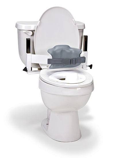 Columbia Toilet Support - Low Back (Safety Belt & Reducer Ring) - Padded - Small