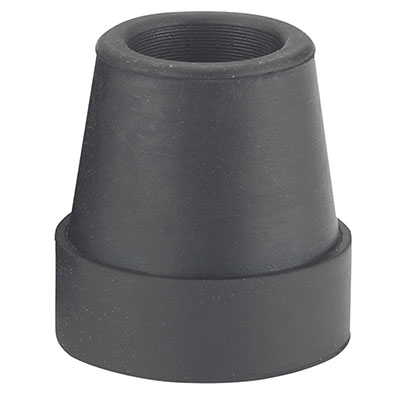 Drive, Large Base Quad Cane Tips, 3/4", Black
