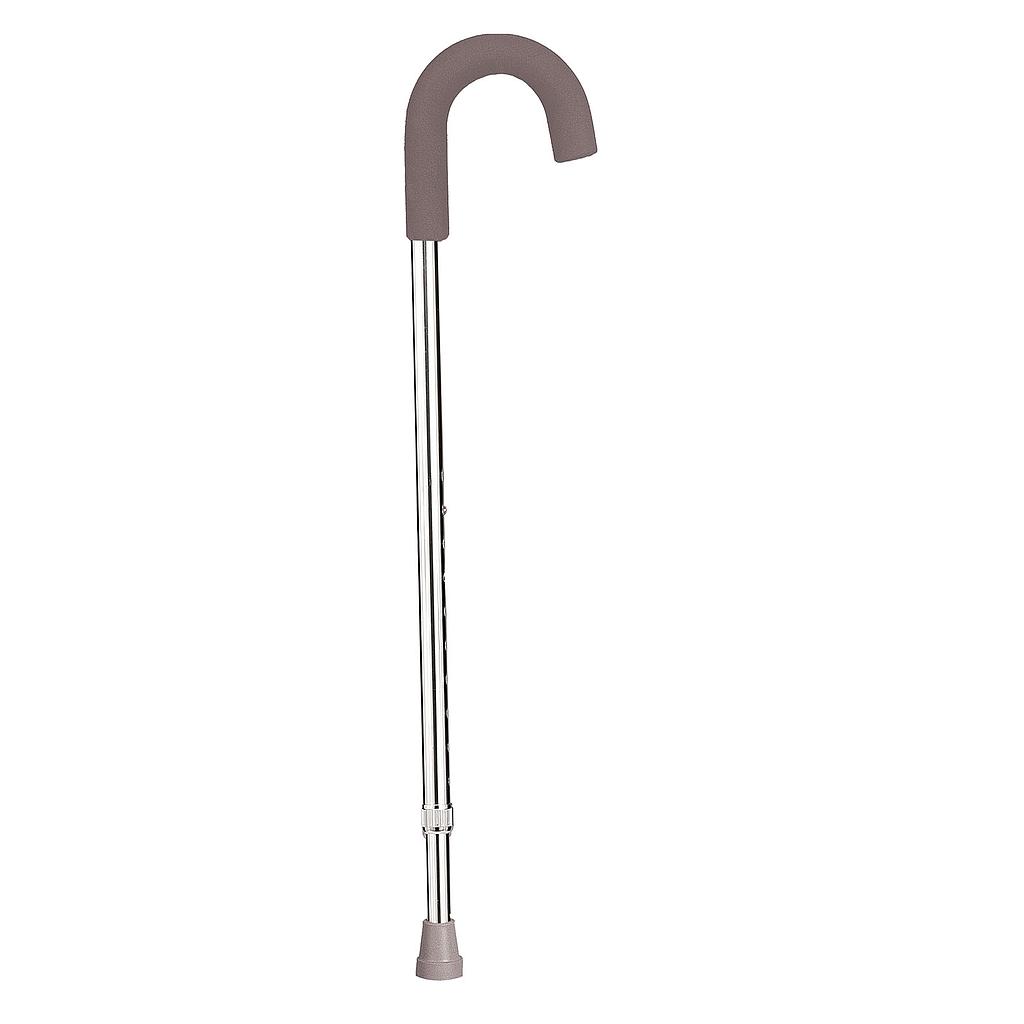 Drive, Aluminum Round Handle Cane with Foam Grip