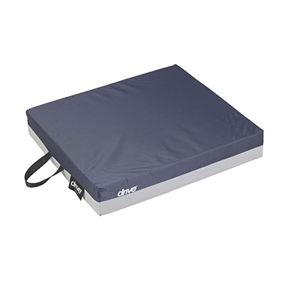Drive, Gel "E" Skin Protection Wheelchair Seat Cushion, 18" x 16" x 3"