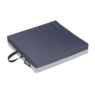 Drive, Gel "E" Skin Protection Wheelchair Seat Cushion, 16" x 16" x 3"