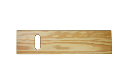 Transfer Board, Wood, 8" x 24", one handgrip