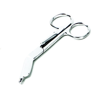 ADC Lister Bandage Scissors with Clip, 4 1/2&quot;, Stainless Steel