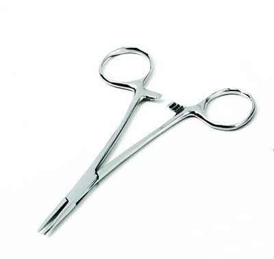 ADC Halstead Hemostatic Forceps, Straight, 5", Stainless