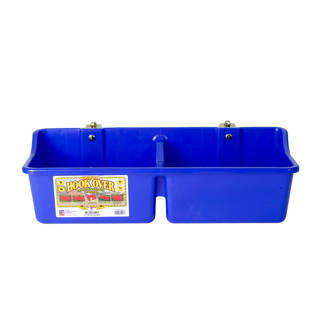 16 Quart Hook Over Portable Feeder with Divider