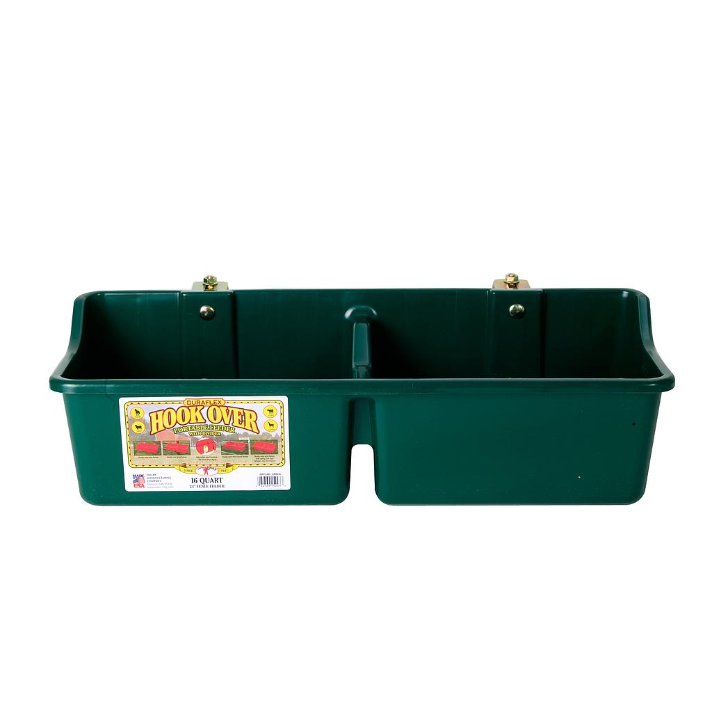 16 Quart Hook Over Portable Feeder with Divider