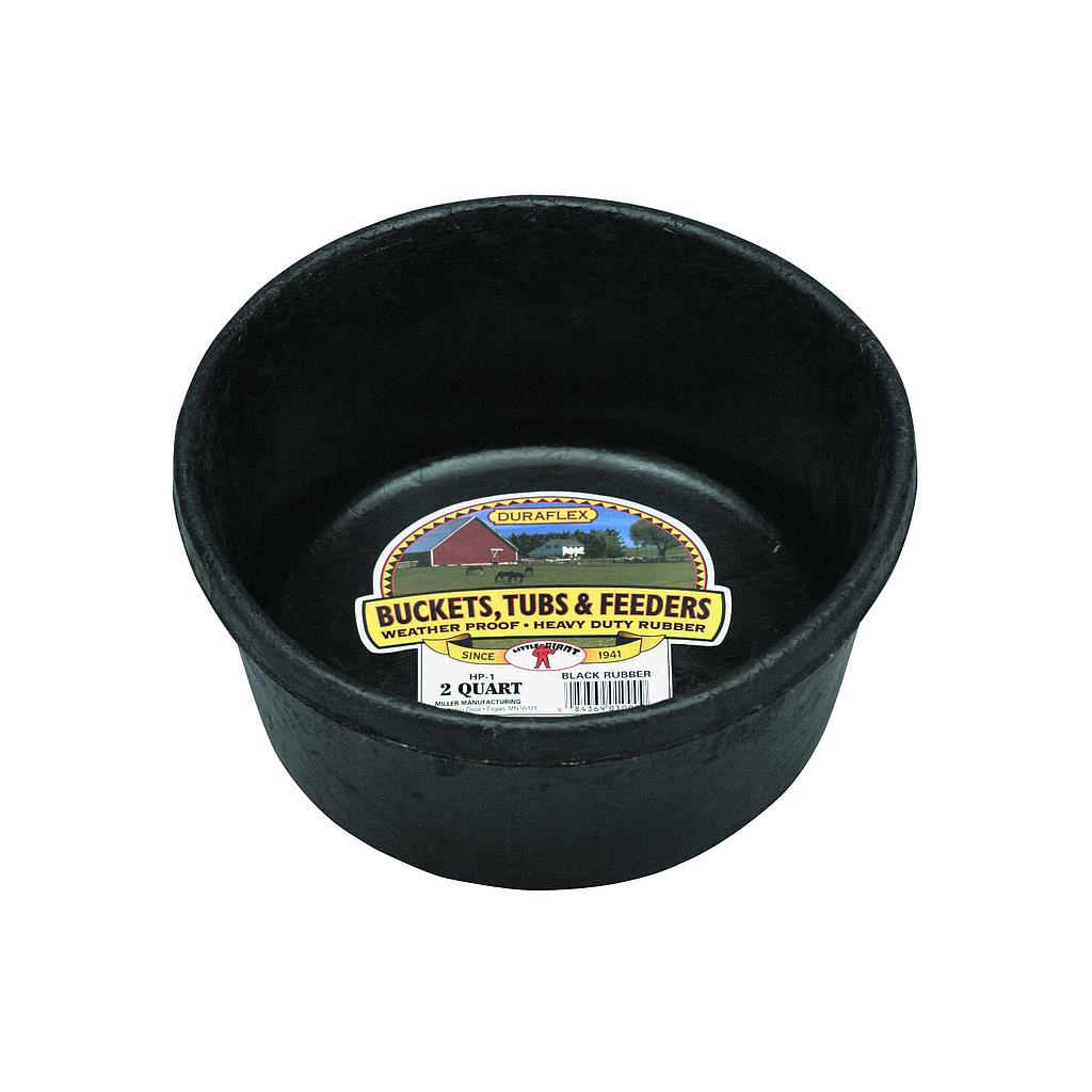2 Quart Rubber Feed Pan