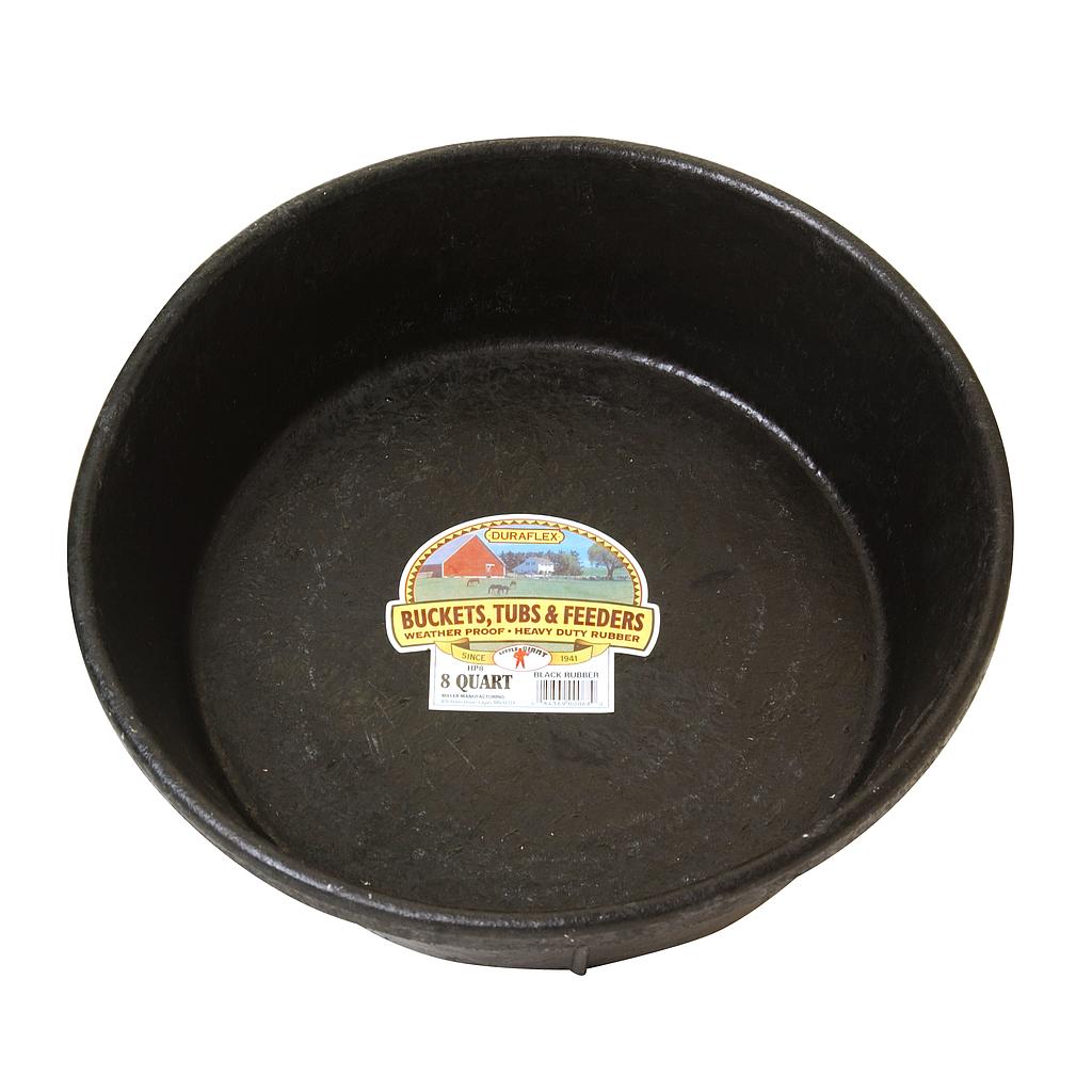 8 Quart Rubber Feed Pan