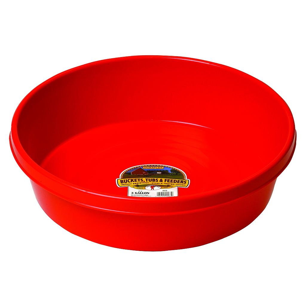 3 Gallon Plastic Utility Pan