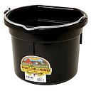 8 Quart Flat Back Plastic Bucket