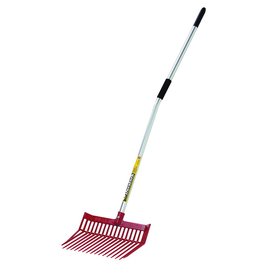 Plastic DuraFork with Ergonomic Handle Red