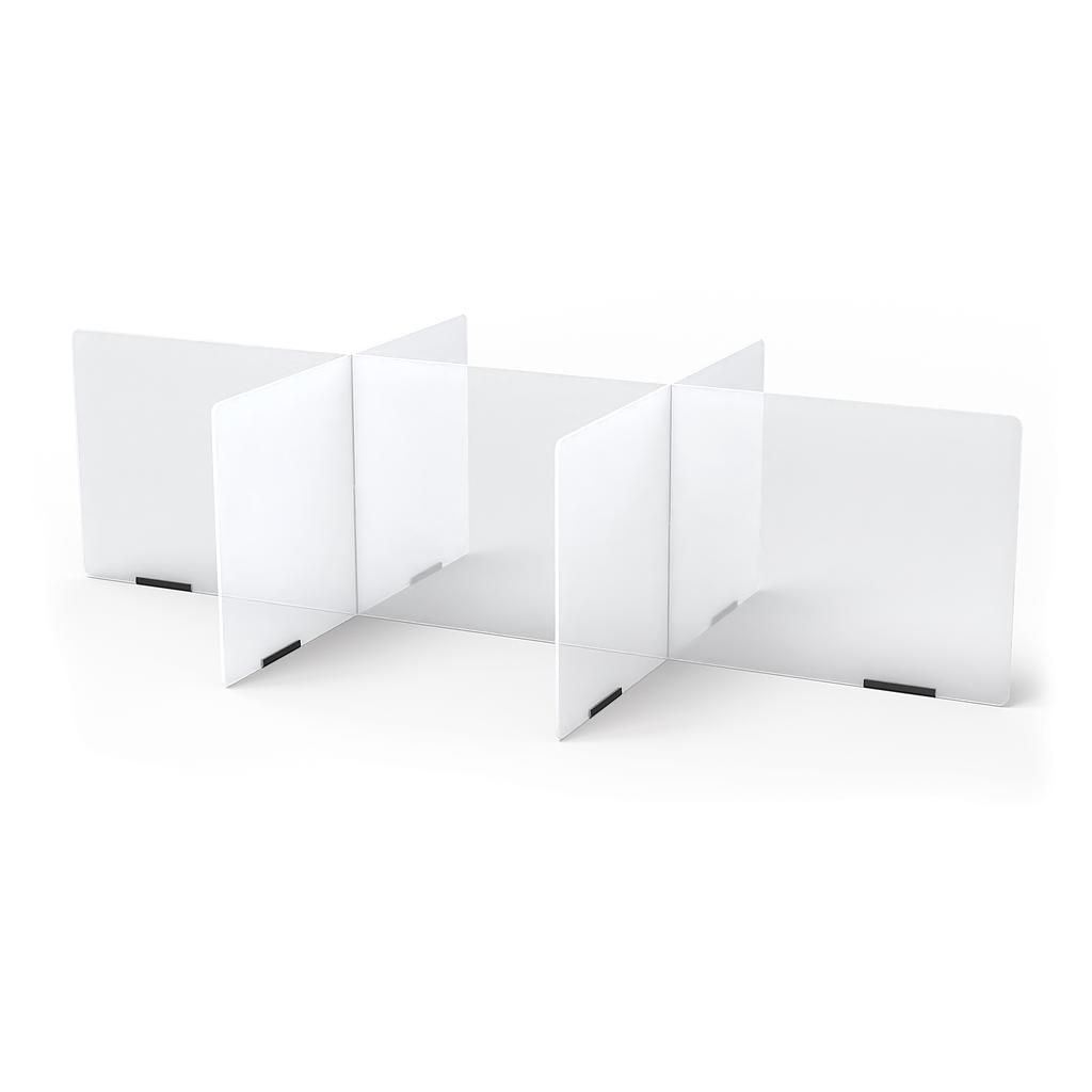 Jonti-Craft® See-Thru Table Divider Shields - 6 Station - 58.5" x 29.5" x 16" 