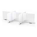 Jonti-Craft® See-Thru Table Divider Shields - 6 Station - 58.5" x 29.5" x 16" 