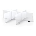 Jonti-Craft® See-Thru Table Divider Shields - 6 Station - 58.5" x 47.5" x 16"