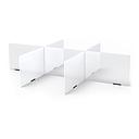 Jonti-Craft® See-Thru Table Divider Shields - 6 Station - 70.5" x 47.5" x 16"