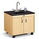 Jonti-Craft® Clean Hands Helper Portable Sink - 26" Counter - Plastic Sink